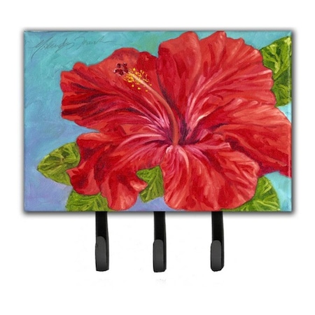 Carolines Treasures Red Hibiscus by Malenda Trick Leash or Key Holder TMTR0319TH68