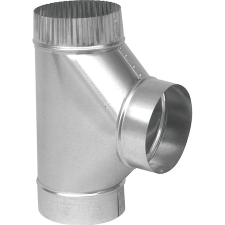 Imperial Mfg Assembled Tee Galv 30Ga 6In GV0893