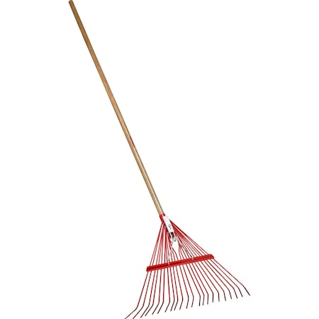 Corona Tools Spring Brace Rake, 22 in. Head, 22 Tines, Hardwood Handle RK 24002