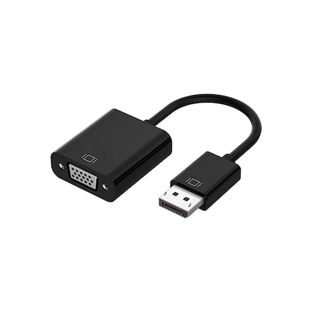 Monoprice Dp 1.2A To Vga Active Adapter, Black 12790