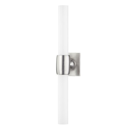 Hudson Valley Lighting Hogan 2 Light Wall Sconce 4.5 In. Burnished Nickel, smoked 7332-BN