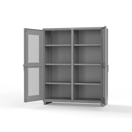 Strong Hold 14 GA Triple-Tier Locker - 9 Compartments 66-9D-24-3T-L