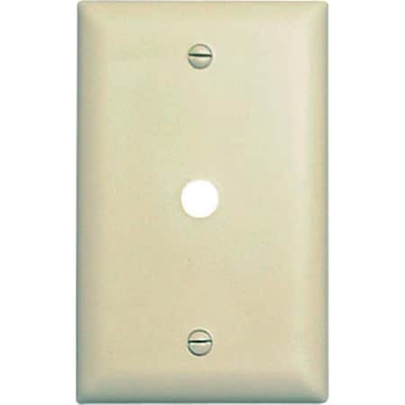 Nextgen TP11ICC15 1 Gang Telephone Hole Opening Nylon Wall Plate, Ivory NE698587