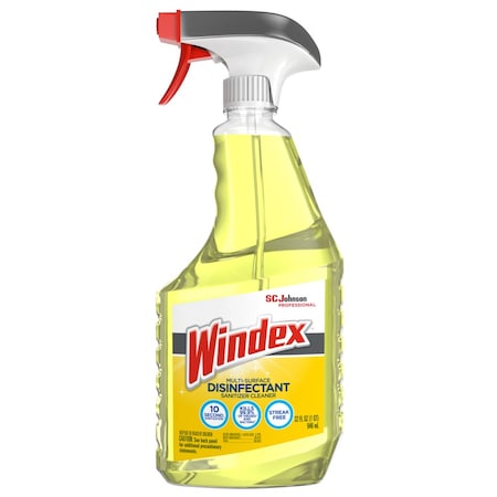 Heritage Bag Windex Multi-Surface Disinfectant Trigger Spray 32 oz Yellow 322369