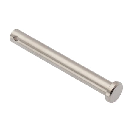 Zoro Select Precision Clevis Pin, 1/4 in Dia, Stainless Steel, 1 PK PIN3021434
