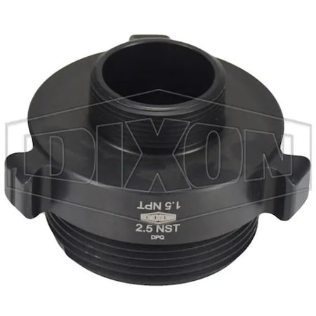 Dixon Style N36 Double Male Rocker Lug Adapter, 1-1/2 x 2-1/2 in, MNPT x Male NST NH N36-15T25F