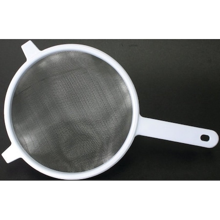 Chef Craft Mesh Strainer, 8 in Mesh, Stainless Steel, 6 in Dia, Plastic Handle 21491