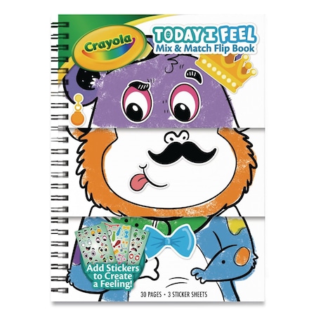 Crayola Today I Feel Animal Coloring Book, Ages 3 and Up, 30 Pages 04-2774