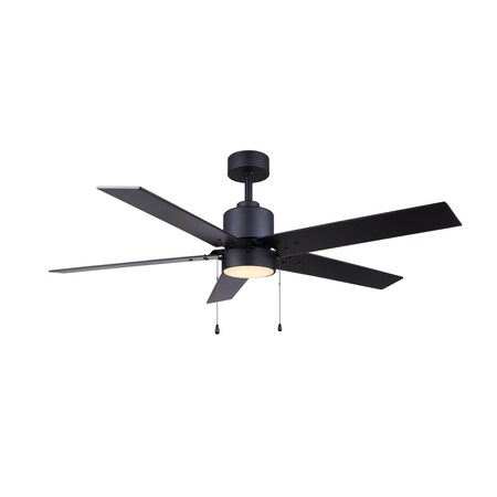 Canarm Ceiling Fan, 52 in Blade dia., Black CF52ROM5BK-ES