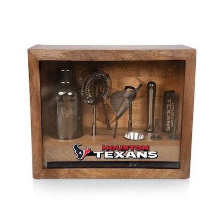 Picnic Time Family Of Brands NFL Houston Texans - Old Fashioned Bar Set 861-09-511-137-2