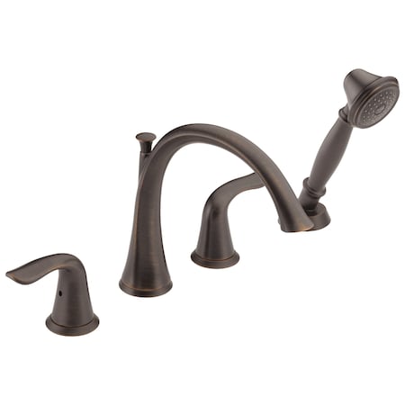Delta Lahara Roman Tub with Handshower Trim T4738-RB