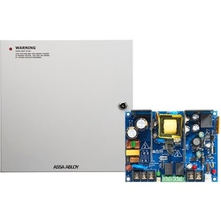 Securitron Power Supply, Steel, 14" L, 14" W, 4.75" H AQD2