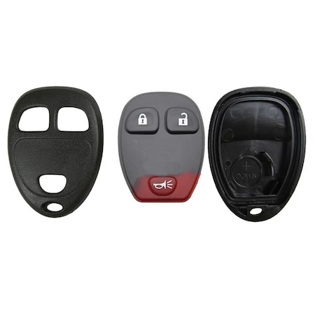 Aks Keys New Replacement Remote Keyless Fob Case Rubber Pad Shell 3B for FCC# OUC60270 RS-CHEVR-19