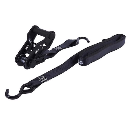 Keeper Extreme Webbing 1 in. W X 14 ft. L Black Ratchet Tie Down 500 lb 2 pk 85454