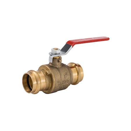 Proline Series Brass 1-in PRS x 1-in PRS Ball Valve 107-745PV