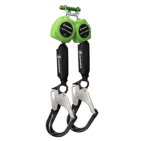 Safewaze Latitude 11ft Dual Web SRL: 9013 BWB, Alu Rebar Hooks 024-5429