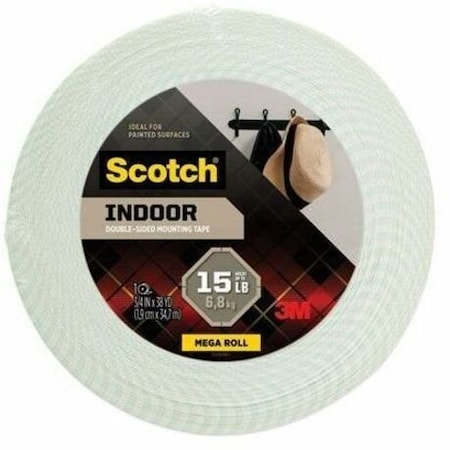 3M Scotch Foam Mounting Tape, 3/4" Wide x 1368" Long 110MR