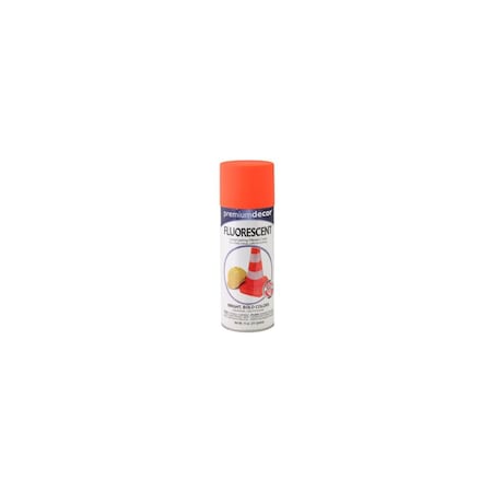 True Value Premium Decor Fluorescent Spray Paint, Blazing Orange, 11-oz. PDFL1-AER