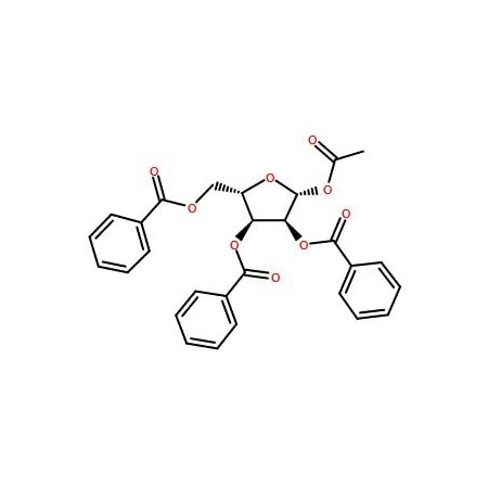 Ak Scientific 1-O-Acetyl-2, 3, 5-tri-O-benzoyl-beta-L-ribofuranose (5g), CAS 3080-30-6 7727AJ-5g