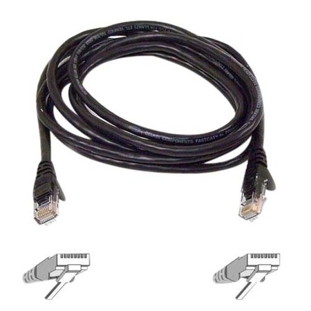 Belkin PATCH CABLE - RJ-45 M - RJ-45 M - 14 FT - UTP - CAT 6 - BLACK A3L980B14-BLK-S