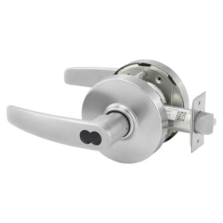 Sargent Grade 1 Storeroom/Closet Cylindrical Lock, B Lever, L Rose, SFIC Disposable Construction Core, Sati 70-10XG04 LB 26D