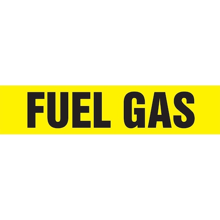 Accuform ASME ANSI PIPE MARKER FUEL GAS RPK333SSH