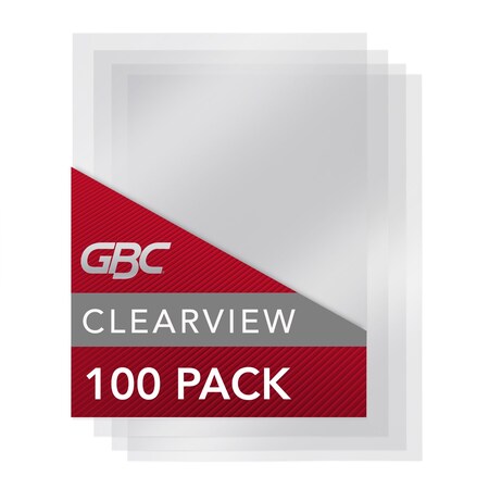 Gbc Binding Pres. Covers, Clear View, , PK 100 9742011G
