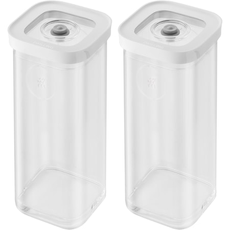 Zwilling Fresh and Save Cube Boxes, Plastic, Food Container, 2-pc Small Tall Cube Set, 1.4-qt 1029985
