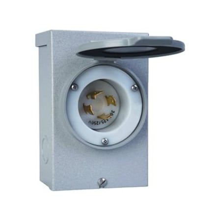 Reliance Controls Outdoor Power Inlet Box, 30 Amps PB30