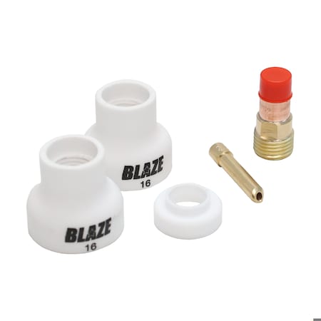 Tig Star BLAZE CHAMPAGNE STYLE CUP, ALUMINA WHITE, WP-17/18/26, NO 16 TSCSCAW-171826-16