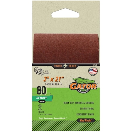 Ali GATOR 3X21 AO BELT 80, 2PK 3146