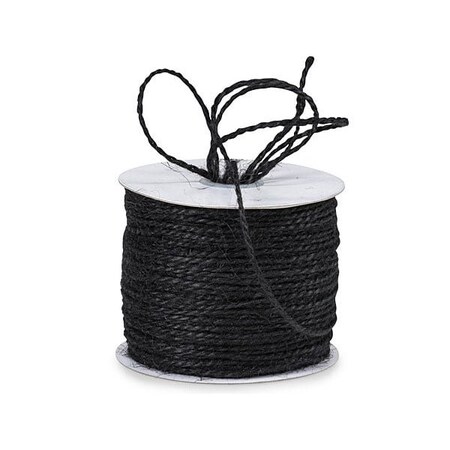 Nashville Wraps Black Burlap Twine, 1/16x100 yards RP24039
