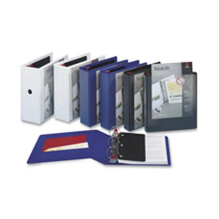 Cardinal Brands - Inc Clearvue Binder- D-Ring- 1in. Capacity- 11in.x8-.50in.- White CRD26300CB