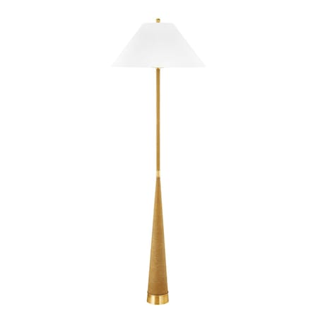 Mitzi Indie 1 Light Floor Lamp 6.75 In. Aged Brass HL804401-AGB