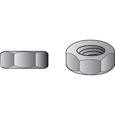 Hillman 3/4 in. Zinc-Plated Steel SAE Hex Nut, 20PK 150069