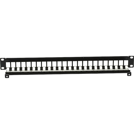 Black Box 10-Gigabit Patch Panel, 24-Port, 1U, RJ45 JPM10GF24
