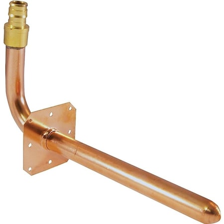 Apollo Valves ExpansionPEX Series StubOut, 12 in, Barb, Copper, 200 psi Pressure EPXSTUBWE12