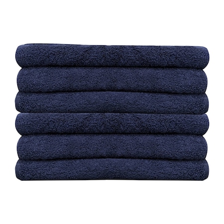 Supremeplus Premium Blue Bath Towels, 24 in x 50 in, Pack of 12, 12PK SP-4927