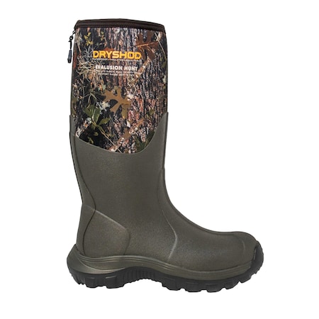 Dryshod Evalusion Hi Lightweight Rubber Hunting Boots, Waterproof, Camo, Insulated, Mens Size 14 EVH-MH-CM-014