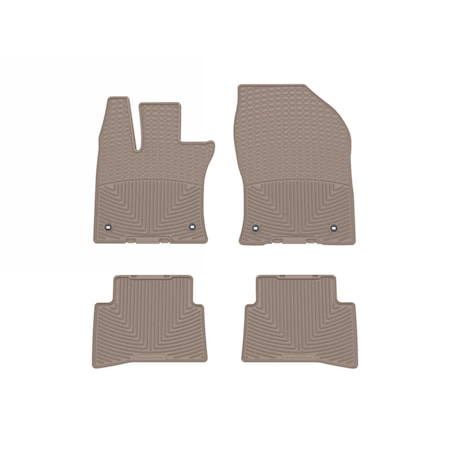 Weathertech Tan, Front and Rear All Weather Floor Mats W595TN-W596TN