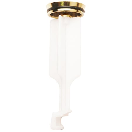 Do It Best 4.09'' x 1.23'' Polished Brass Pop-Up Drain Stopper B820-80PB
