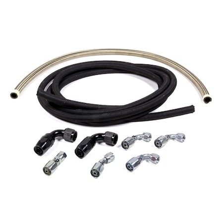 Powerhouse Power Steering Hose Kit Box to Bellhousing Mount PO3626164