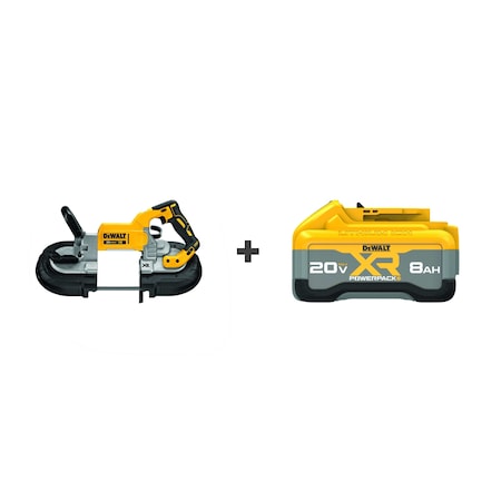 Dewalt Portable Band Saw 20V/Bonus 20V MAX DCS374B/DCB2108