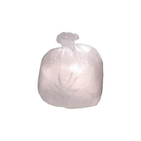 Renown Can Liner, 60 Gal., 2 Mil, High Density, Clear, 38" X 58", 100PK REN66022-CL