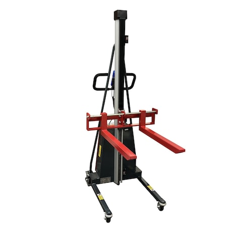 Pake Handling Tools Powered Adjustable Fork Lift Trucks, 330lb, 59 1/2in Lift Height PAKWP02-AF01