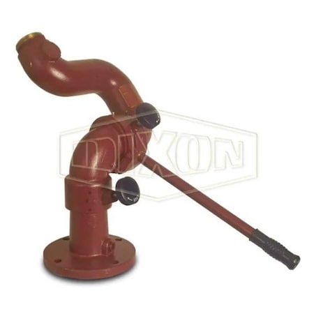 Dixon Omega Fire Fitting Monitor, 2-1/2 x 3 in, Male NST NH x Flange, Brass, Domestic AK3526-300FL