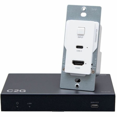 C2G HDBT HDMI+USB C SINGLE GANG WP TX/BOX RX C2G31029