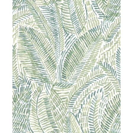 A-Street Prints Fildia Green Botanical Wallpaper 4121-26953