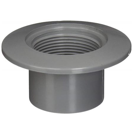 Molded Products 2 in. FIP x 2 in. Socket Insider Wall Return Fitting, Gray 25524-201-000