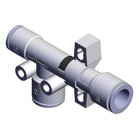 Smc Vacuum Ejector, Body Ported ZH13DLA-08-10-10